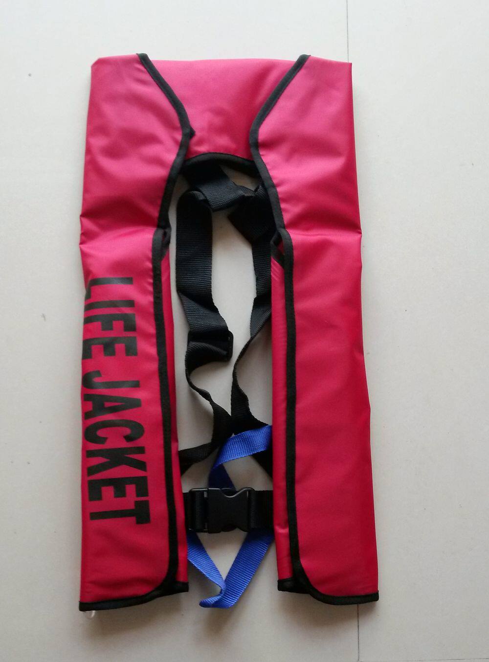 Portable adult automatic inflatable life jacket professional fishing inflatable style marine manually inflatable lifesaving scarf