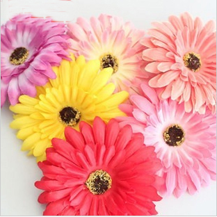 Seaside tour gerbera large flower hair band hair rope corsage wrist flower hair clip double with bikini head flower