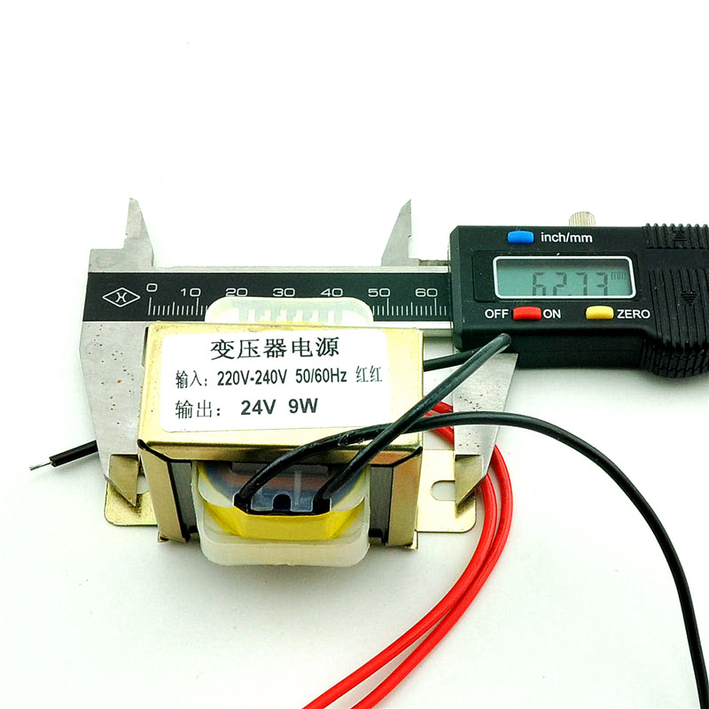 Sada) 9W Single 24V Power Transformer Input: 220V 50Hz Output: Single 24V