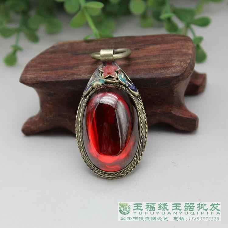 Ancient Play Miscellaneous Imitation Ancient Silver Inlaid Zircon Stone Pendant View Thai Blue Emerald Stone Pendant Imitation Old Silver Zircon Pendant