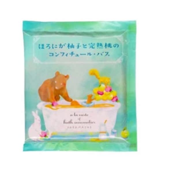 台湾屈臣氏日本Charley 柚子蜜桃发酵液入浴剂40g