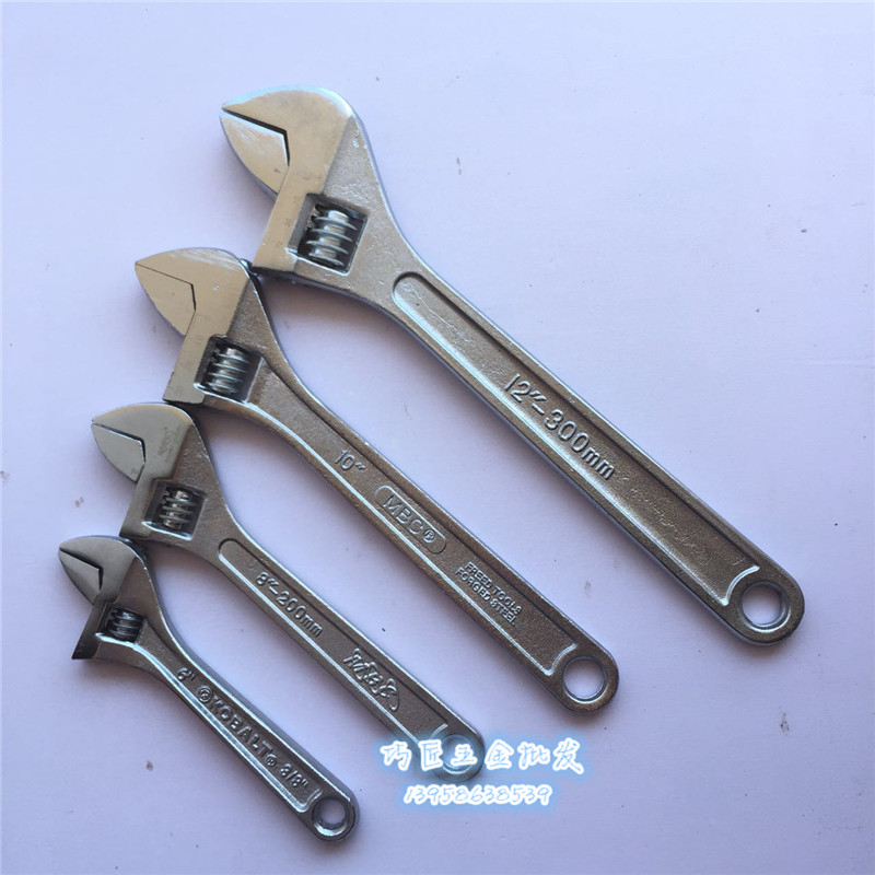 Active Wrench Active Wrench Active Opening Wrench Adjustable Opening Wrench 6 8 10 12 12 18 18 24 Inch