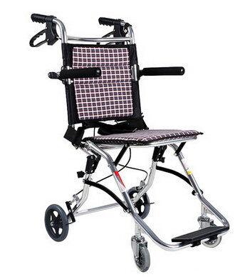 鱼跃轮椅车1100 铝合金折叠 轻便旅游轮椅老人残疾人便携代步车TL