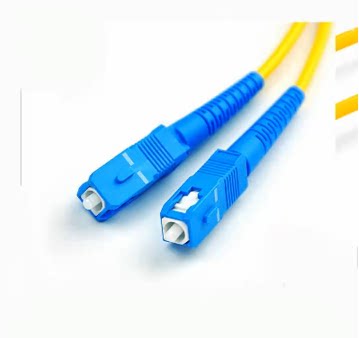 SC-sc fiber optic jumper single-mode generous head tail fiber SC square port fiber optic cable 3 meters 5 meters can be customized