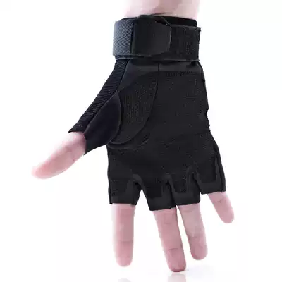 Military Eagle Special Forces American Tactics Black Hawk Men's Tactics Military Fans Outdoor Imported Super Fiber Half Finger Gloves