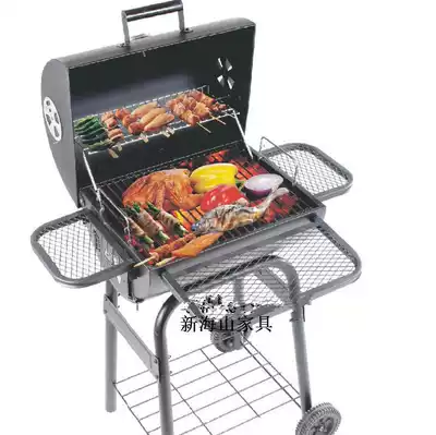 Haishan Tingxuan Milan grill stuffy oven smoker banquet large carbon oven rack barbecue stuffy camping home