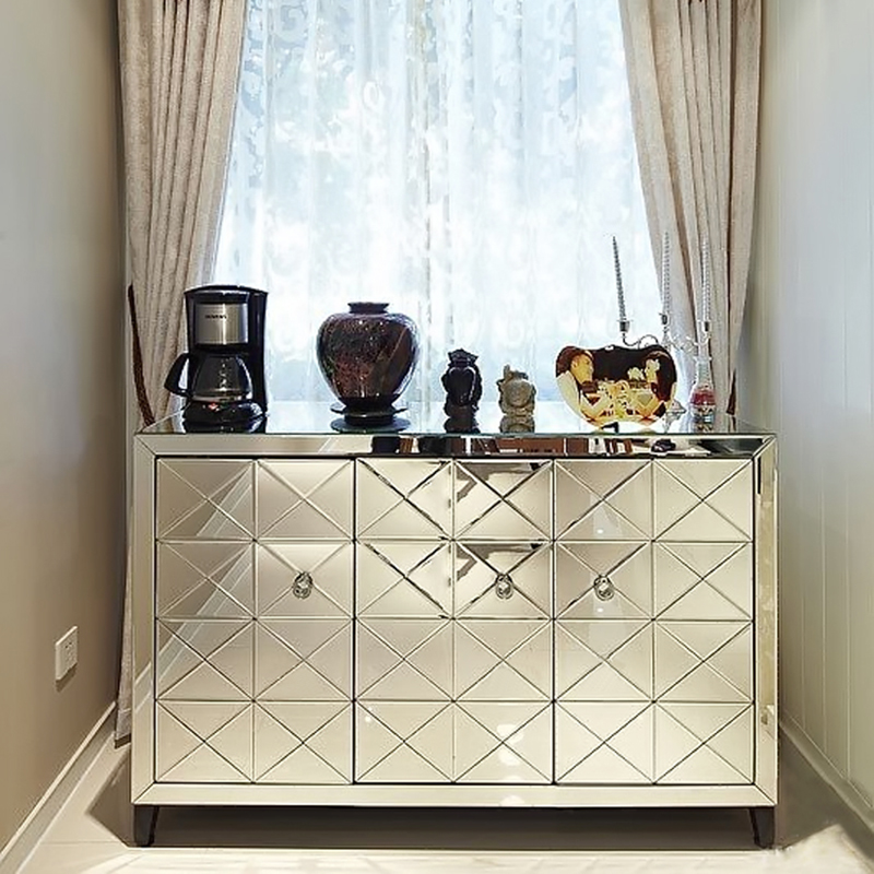 Mirror furniture mirror shoe cabinet dining cabinet fashion porch partition storage cabinet decoration cabinet neoclassical F1724