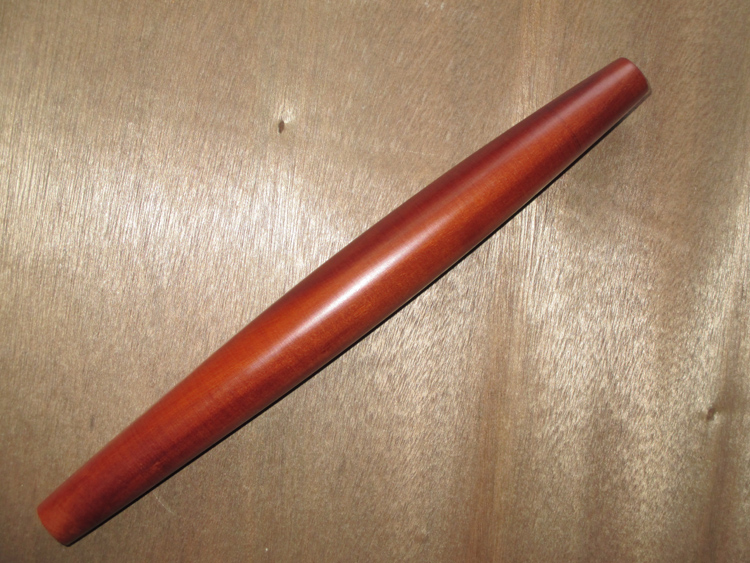 Fine baking tools 300 years old material All red solid wood Jujube wood 30x3-3 5cm two tips Collection edition