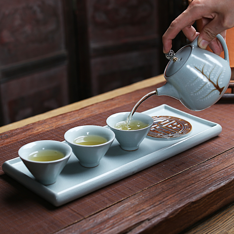 Your up tea set a pot of three cups sliced open Your porcelain ceramic dry tea set tea sets of kung fu tea cups