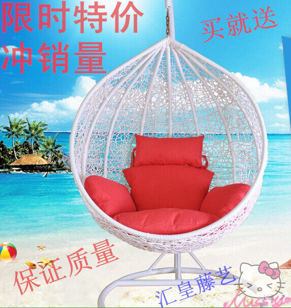 Rattan Chair Hanging Basket Indoor Outdoor Balcony Swing Hanging Chair Adult Bird Nest Single Double Rocking Chair Guarantee