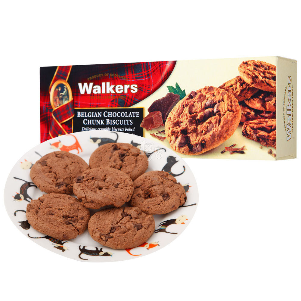 Walkers沃尔克斯 巧克力颗粒饼干 150g 英国