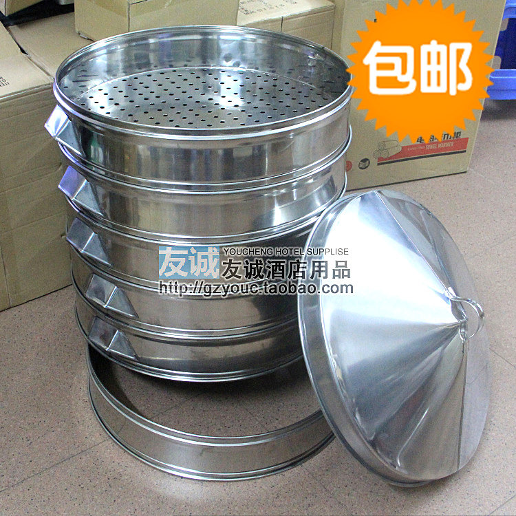 Steam cage rural cage stainless steam cooker cage household large capacity 40 - 80 steam pack steam steam steam steam steam steam steam steam cage large commercial