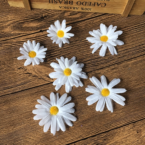 Forest Girl Style Fresh Daisy Cute Ring Hair Clip Holiday Dreamy Flower Hair Accessory Silk Flower Hair Ornament