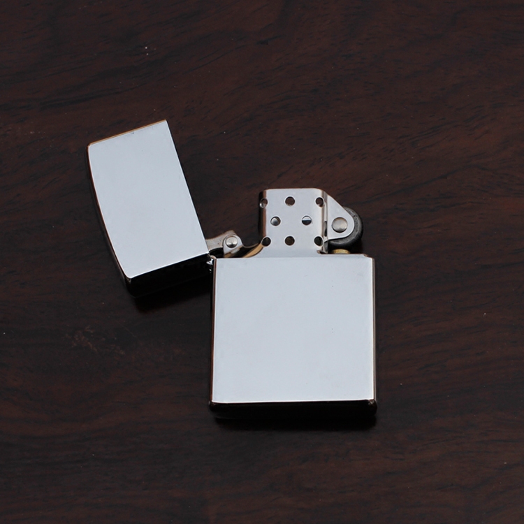 Kerosene Lighter Metal White Copper material to fire smooth lettering lettering photo sending lover personality gift gift