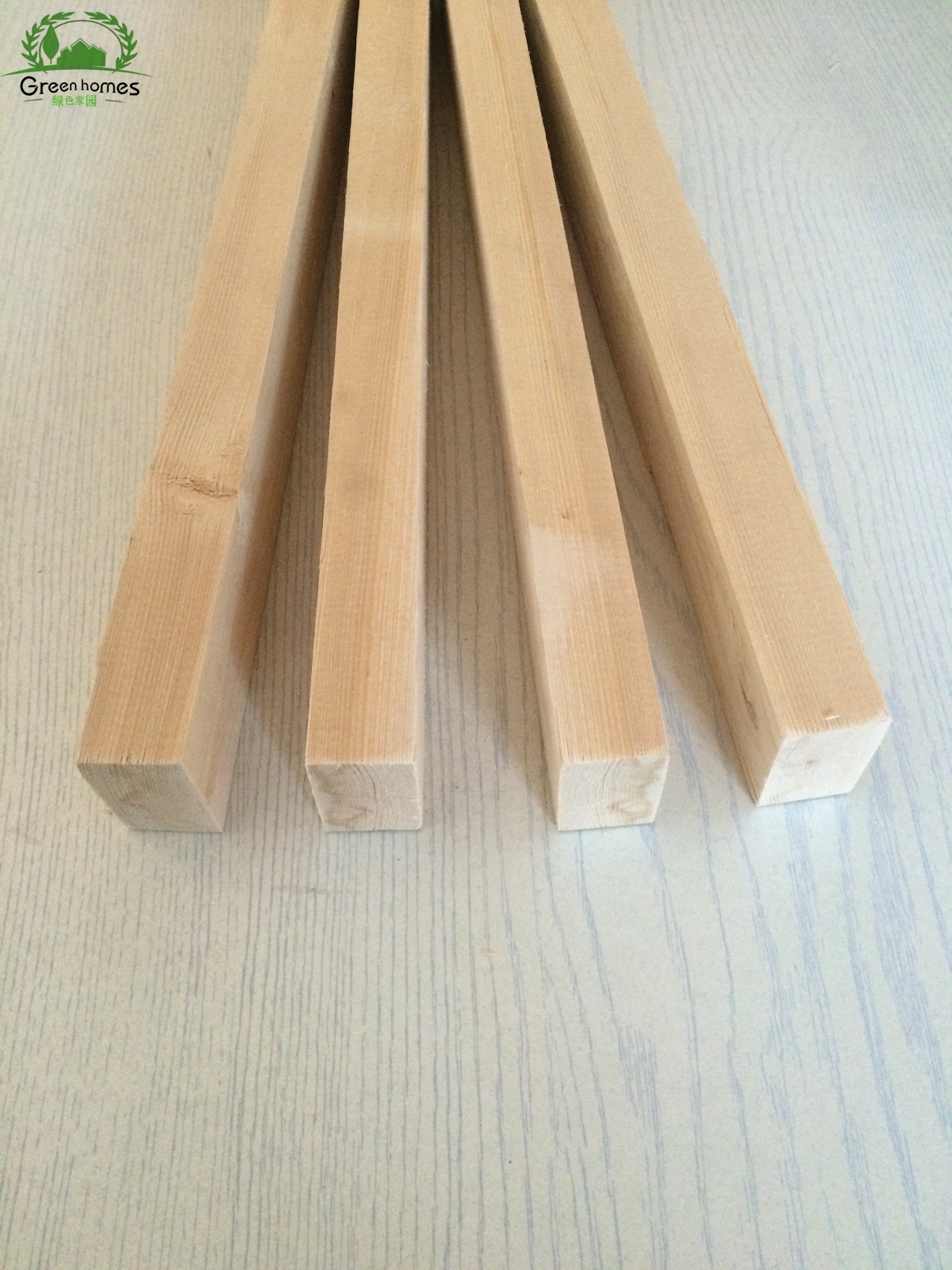 White - pine ceiling keel frame of keel frame sauna without joint drying import