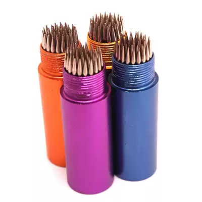 Billiard leather head lancet skin head lancet multi-color style acupuncture rod head skin head to increase friction