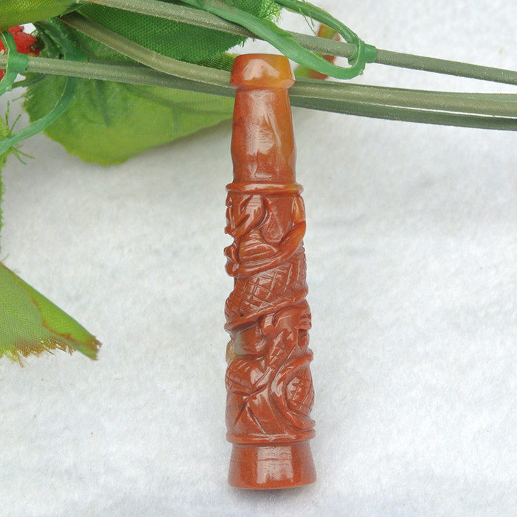 Yunnan Longling Huanglong Yulong Fine Sculpted Head of Cigarette Holder Genuine Products Guarantee Relief Atmosphere Aesthetically Pleasing Gift