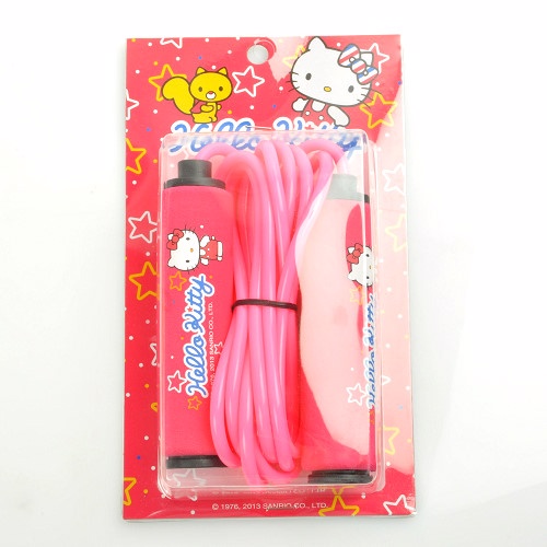 Hello Kitty Katie cat pink slim fit jump rope (rope diameter plus coarse) -Taobao