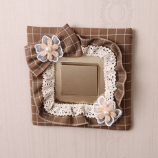 Декор для выключателя 欧式开关套创意格调淡雅插座面板装饰开关贴卧室小清新简约现代