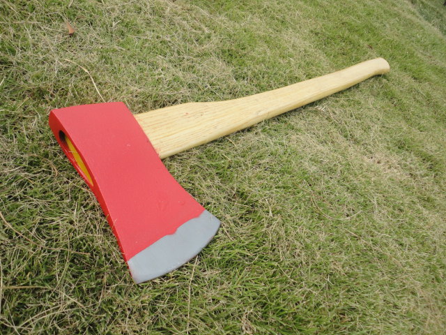 Stainless steel 70CM medium fire axe firewood big axe mountain logging axe demolition camping engineer axe