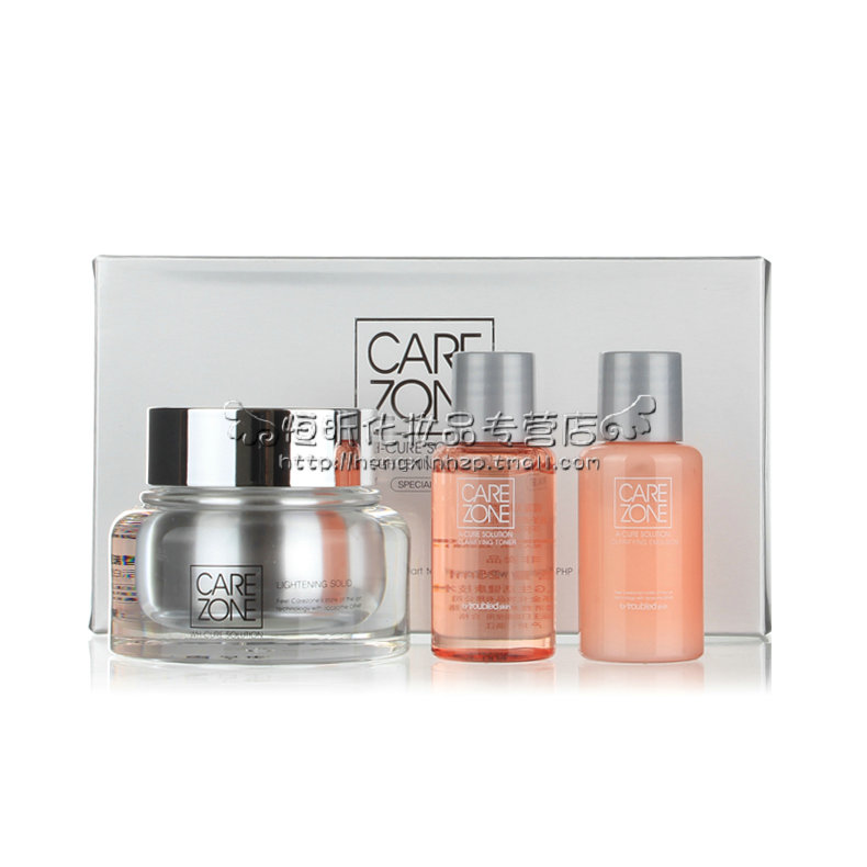 CAREZONE蔻瑞哲瓷颜莹白活肤霜礼盒40G 面霜 美白 药妆