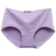 Quần lót nữ 4 chất tải Quần lót cotton của phụ nữ ở eo chất béo mm cộng với phân bón Quần lót cotton XL của cô gái