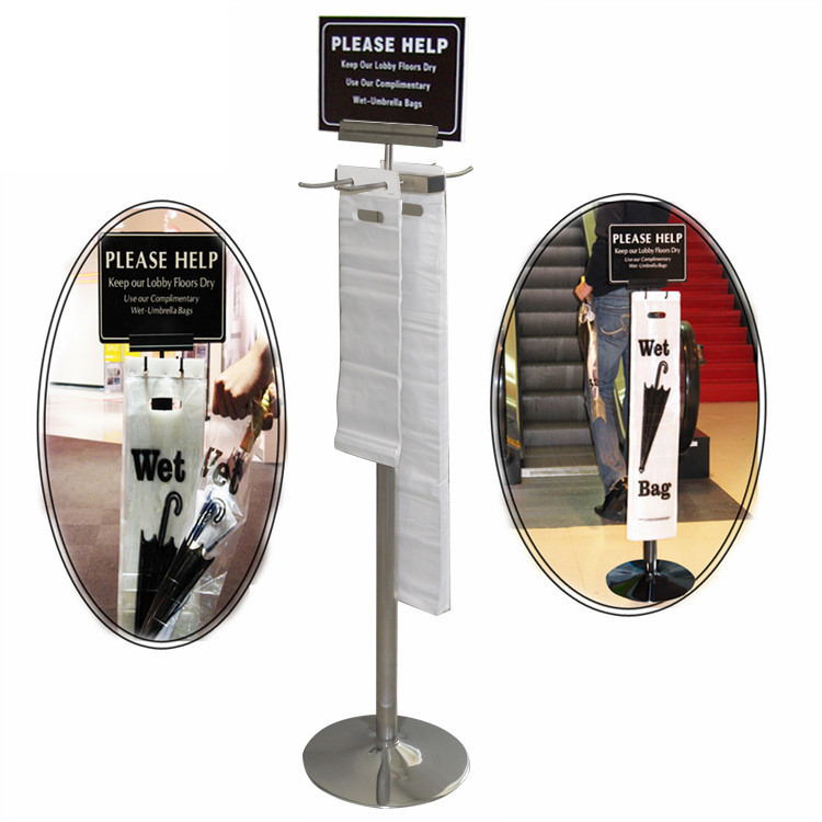 Stainless steel simple and practical small umbrella cover rack Economical umbrella rack UBS-01 umbrella bag rack for hanging umbrella bags