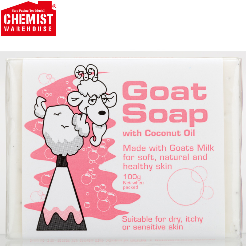 澳洲Goat Soap羊奶皂100g 椰子油味 1块 6块搭配套餐只需79