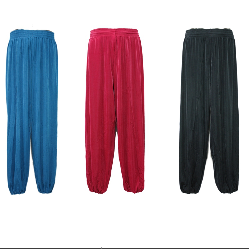 High elastic ice silk bloomers, training pants, tai chi pants, martial arts pants, cool and non-sticking