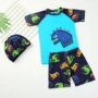 Đồ bơi trẻ em ngắn tay Set Boy Cartoon Áo tắm chống nắng Boy Split Baby Quick Dry Spa Đồ bơi - Bộ đồ bơi của Kid đồ bơi nàng tiên cá cho be gái