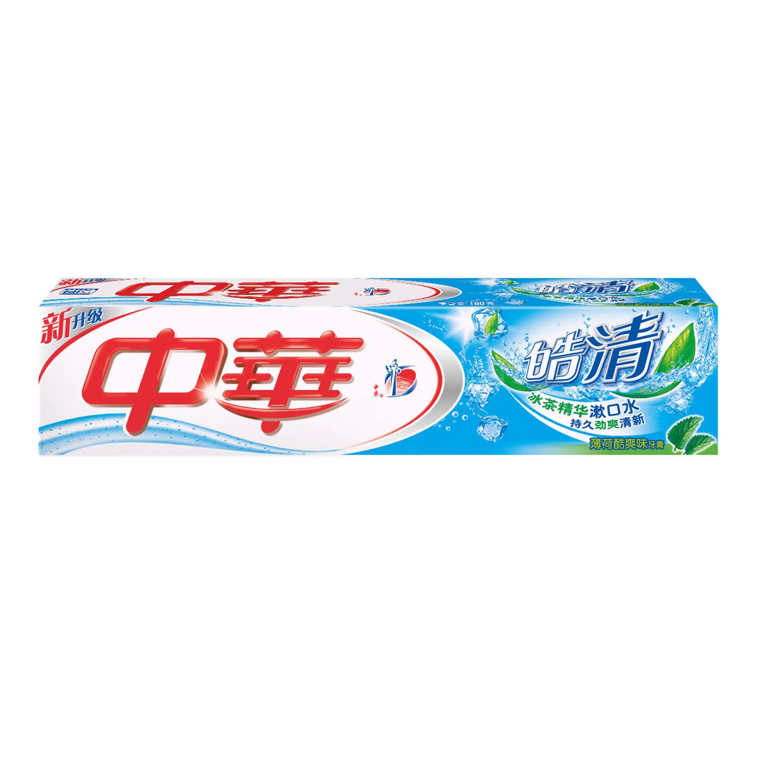 明星产品中华皓清牙膏75克/130克/180g 薄荷酷爽 清新口气