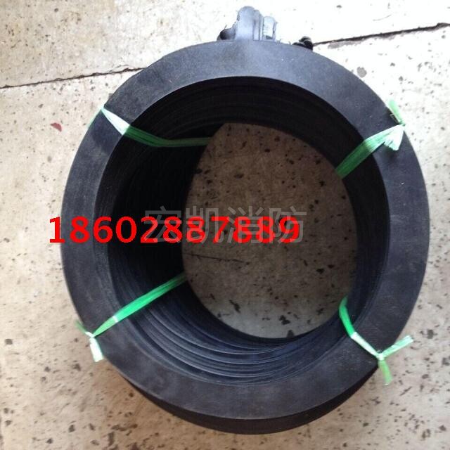 200 rubber flange gasket*Seal gasket*Black rubber elastic gasket*Pipe sealing ring Chengdu