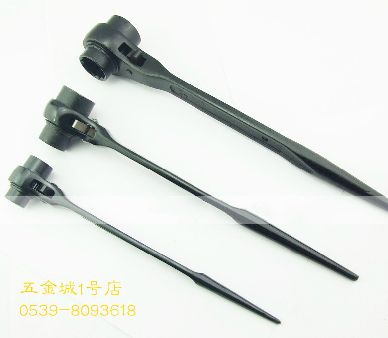 Pointed Tail Ratchet Wrench Quick Rack Sub wrench 14 16 16 21 21 24 27 30 32 36 36 46 46