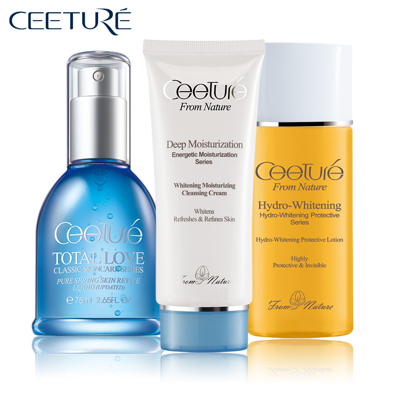 Ceeture/皙泉植萃抗御乳净泉补湿液原肌液水感净白保湿洁颜霜
