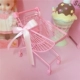 Girl Heart Fan Bow Bow Beauty Trang điểm Trứng Lưu trữ Xe Trang trí Ảnh Nền Mua sắm Mô phỏng Giỏ hàng