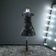 Cô gái mùa đông đoạn từ vai có thể tháo rời trailing mẫu mới catwalk đầm trẻ em chủ nhà trang phục sinh nhật buổi tối