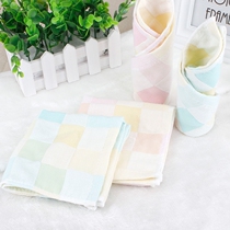 Newborn Gauze Squared Towel Handkerchief Baby Pure Cotton Small Towel Nursery Rub Hands Full Cotton Wash Face Towels