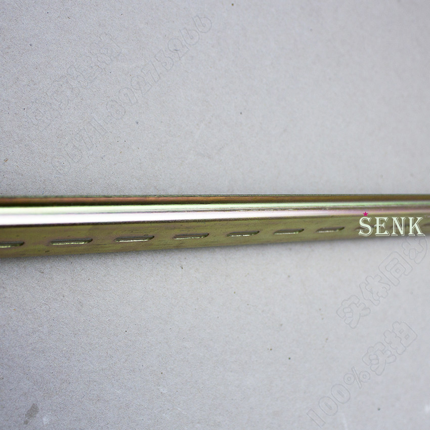 Special price rail U type iron hollow open distribution box connecting strip iron slotted plate mounting strip 1MM-one-meter