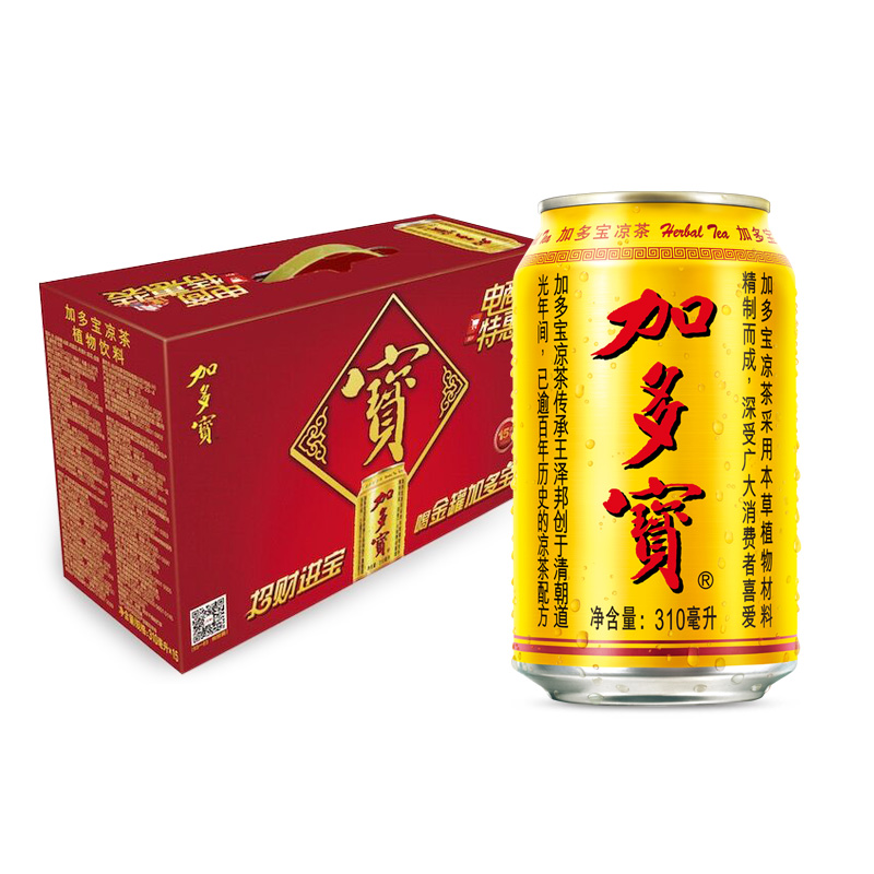 【天猫超市】加多宝 凉茶310ml*15/组 让更多人喝的凉茶 天然健康