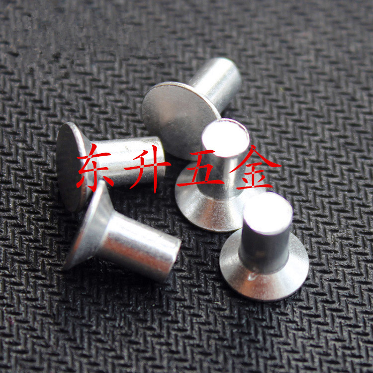 GB869 Sink Head Aluminum Rivet Cone Type Flat Head Rivets M5 * 6 ~ 14 18 30 ~ 30 M6 * 10 22 30 ~ 30