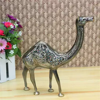 Pakistan bronze carving handicrafts imported bronze ware 10 inch Arab dromedic imported gift BT349