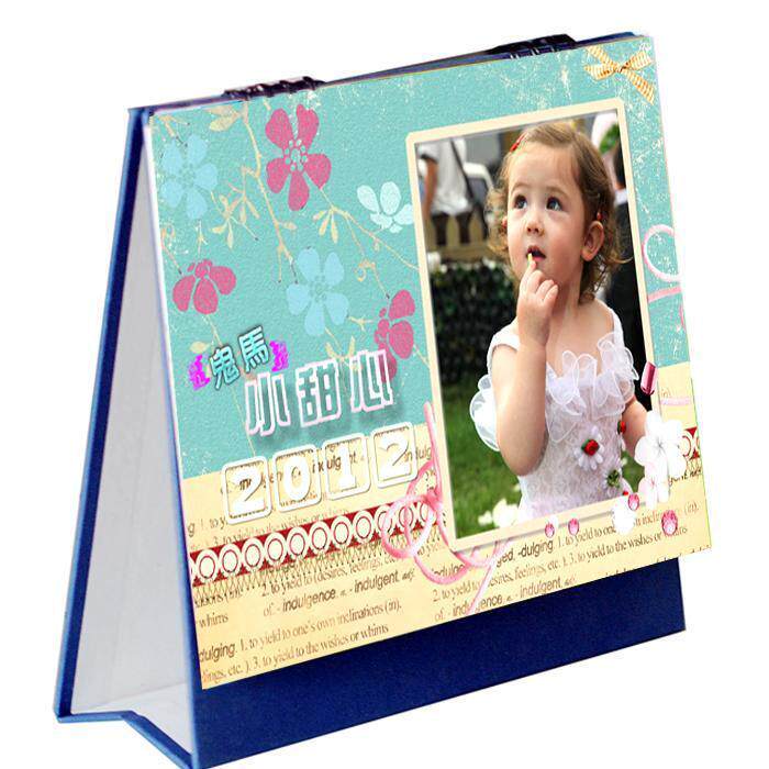 2022 Personality Calendar Production 7 Inch Baby Custom Photo Desk Calendar For Diy Photo Gift Full
