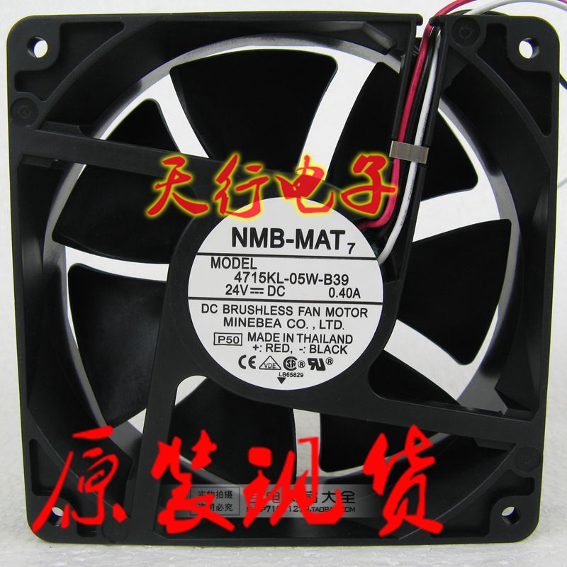 NMB Fan 4715KL-05W-B39 24V 0 0 4A 36A 12CM 12CM 24V 24V 24V Special Price Promotion
