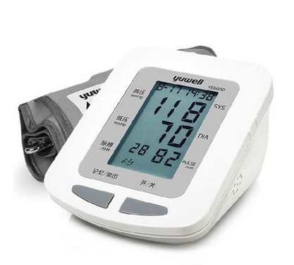 鱼跃语音电子血压计家用上臂式血压仪器660D全自动测量语音播报QX