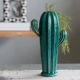 Xuất khẩu sang Hoa Kỳ Cây xương rồng mọng nước màu xanh lá cây trang trí Saguaro Ceramic mua đồ trang trí phòng ngủ Trang trí nội thất