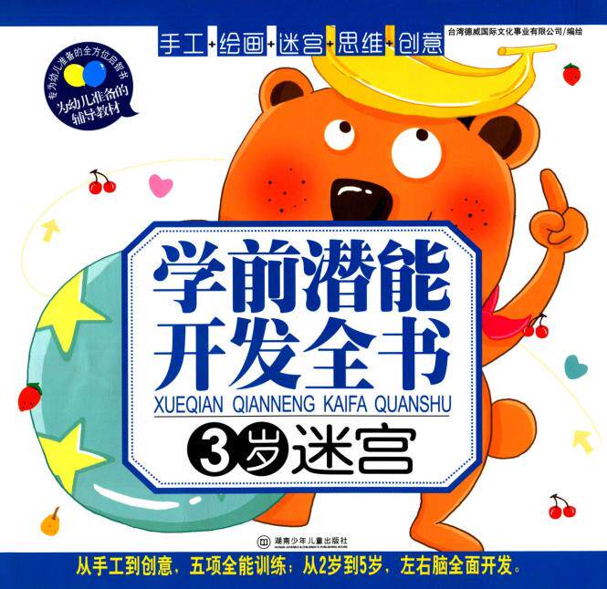 正版包邮学前潜能开发全书:迷宫(3岁)正品图书书籍