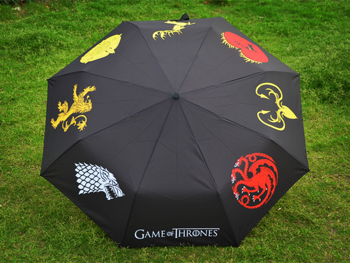 The Homemade Power Game Perimeter Ice and Fire Song Family Black sunny Umbrella
