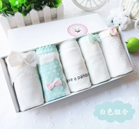 Đồ lót cotton nữ sinh trắng dễ thương hoạt hình thấp eo tam giác túi quà tặng hip - Bộ quà tặng quần lót đùi