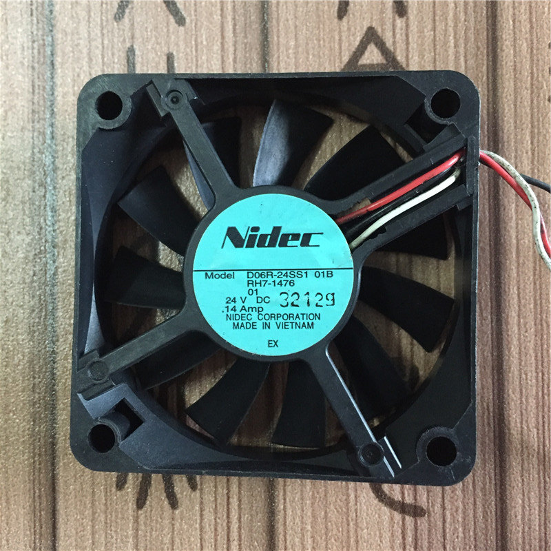The original NIDEC 6015 D06R-24S1 01B 24V 0 14A 6CM converter fan