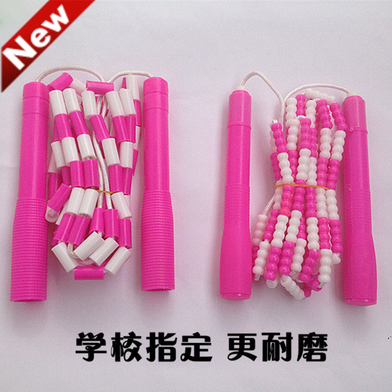 slubby pattern weight loss fitness children students ladies competition training fancy bead skipping rope